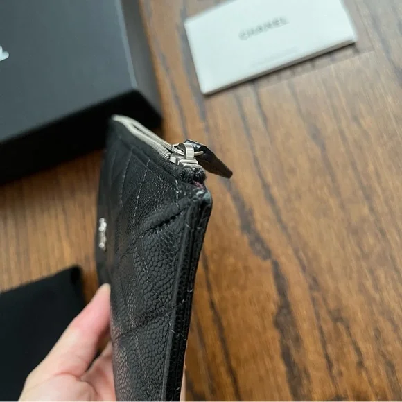 Chanel Classic Phone Case Pouch Quilted Caviar - Picture 10 of 14